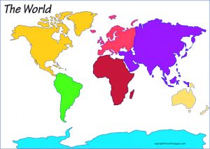 World Map for Kids Printable, Interactive, and Blank