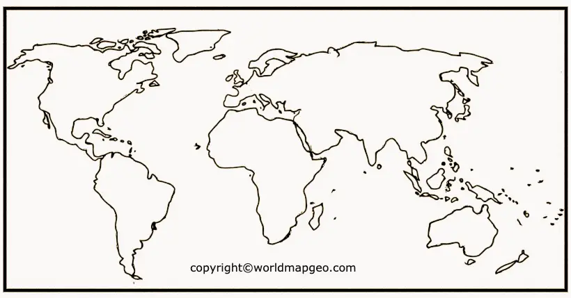 Blank World Political Map