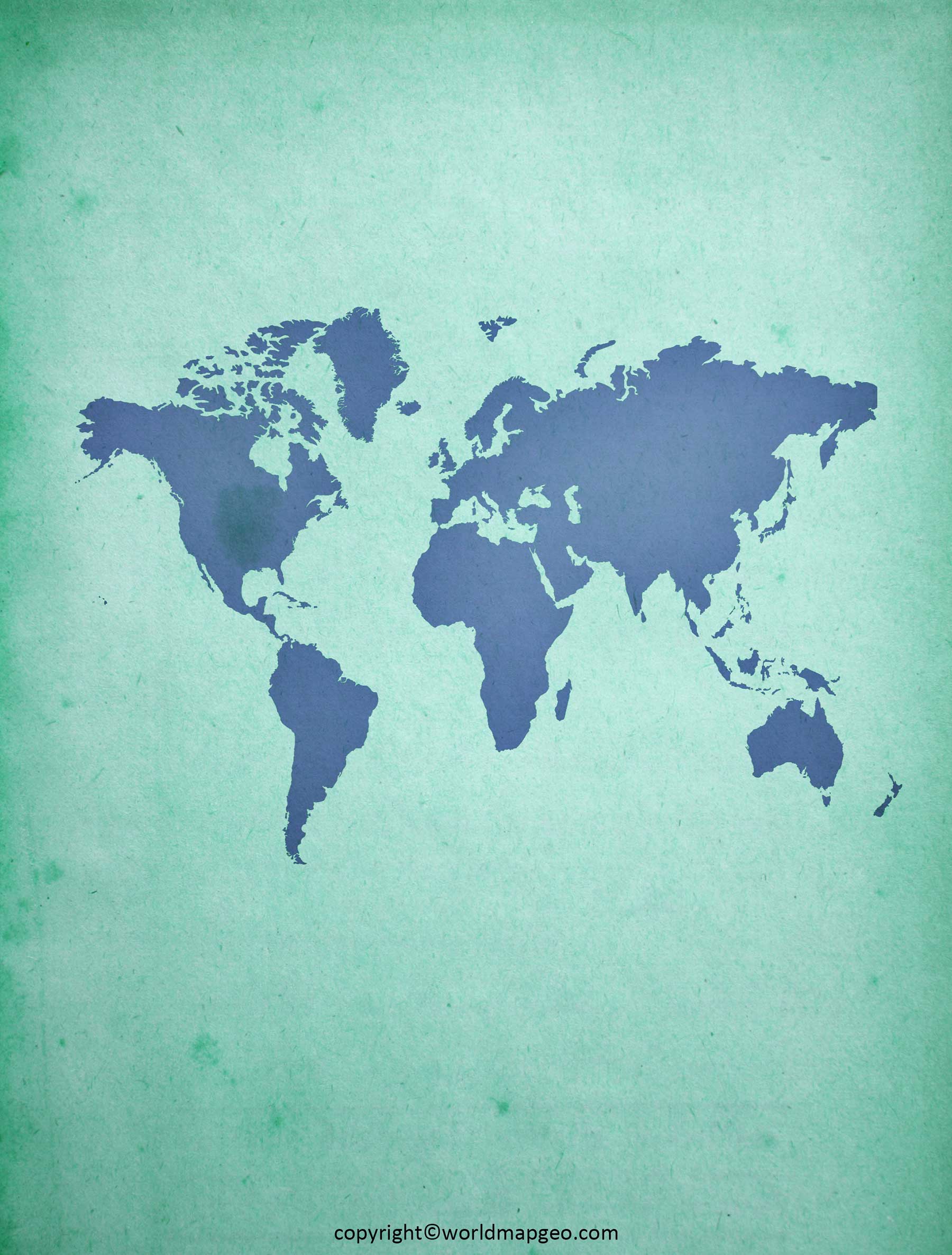 Large World Map HD Poster