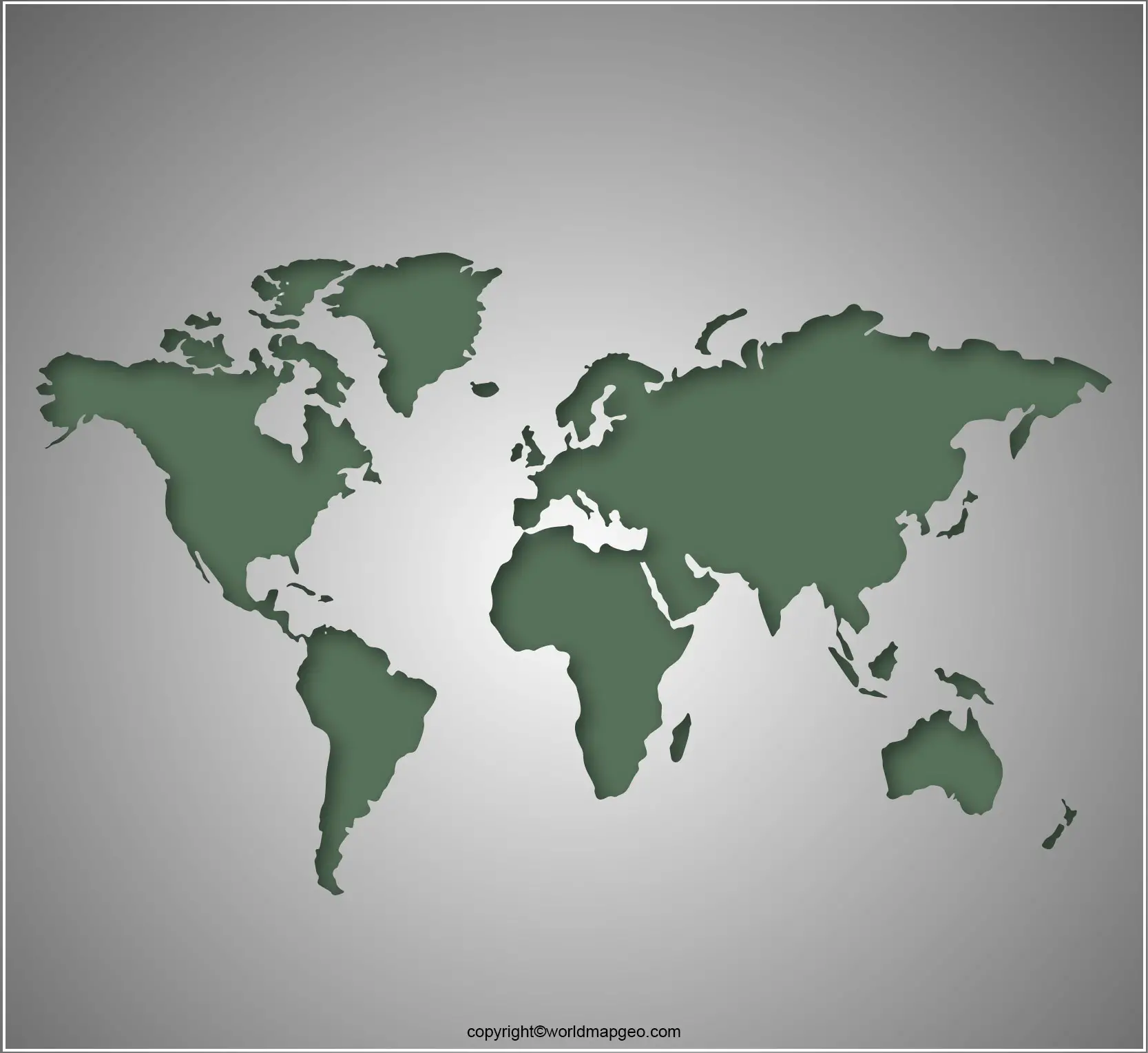 Map of the World Wallpaper