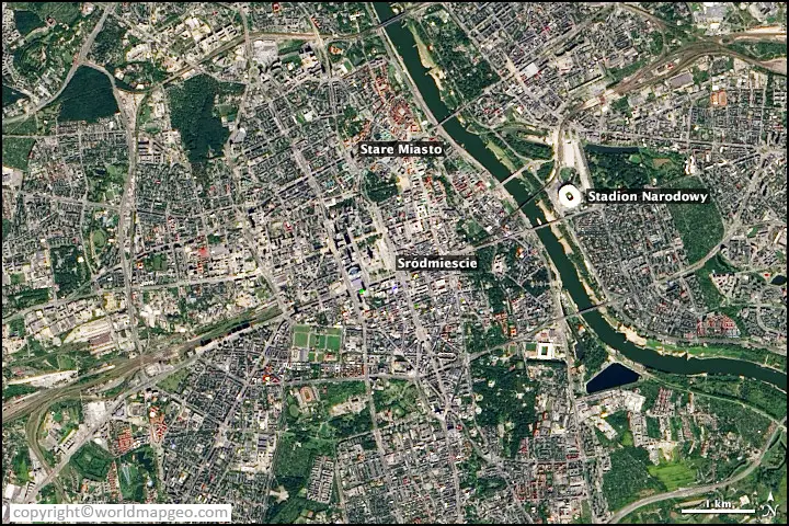 Satellite Map View