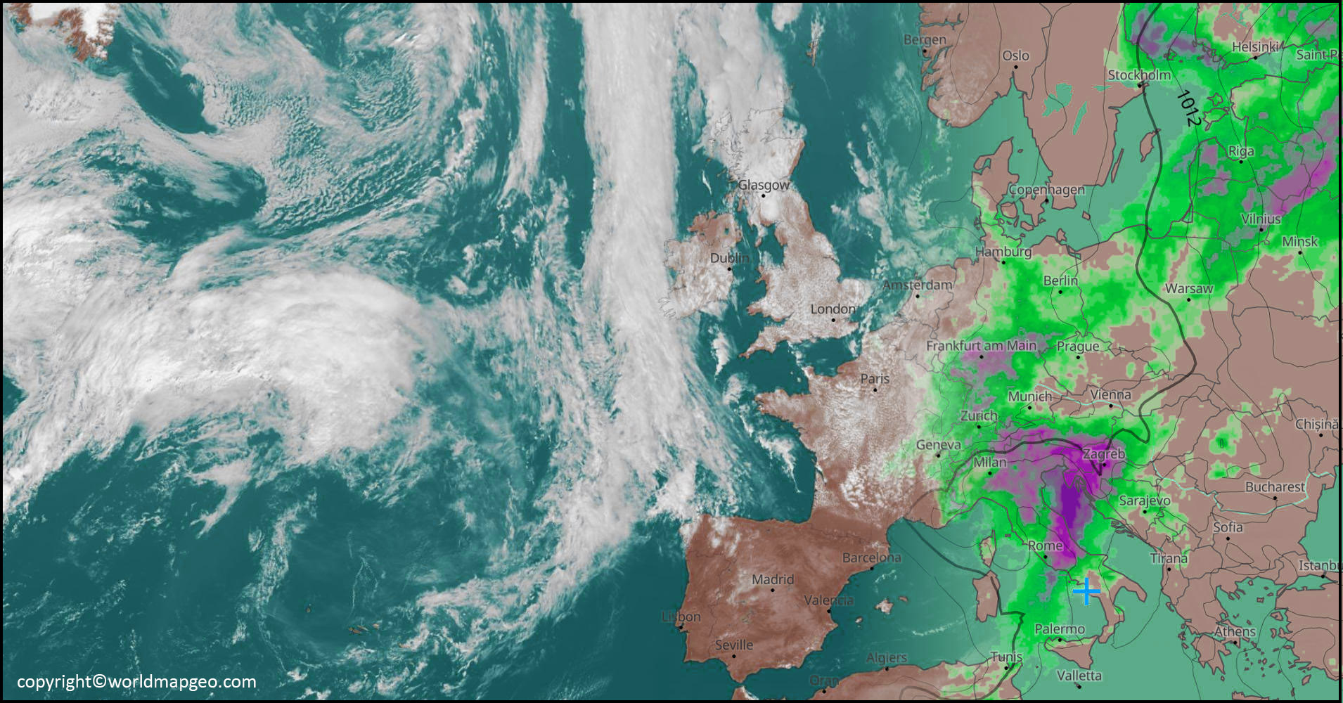 Satellite Weather Map