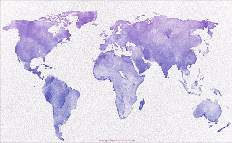 World Map Desktop Wallpaper 750x461 