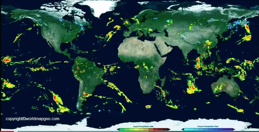 World Satellite Map