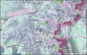 Colorado River Map Colorado River Basin Map 300x192