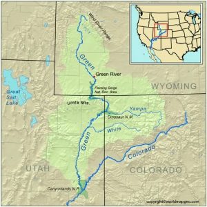 Colorado River Map [Colorado River on World Map]