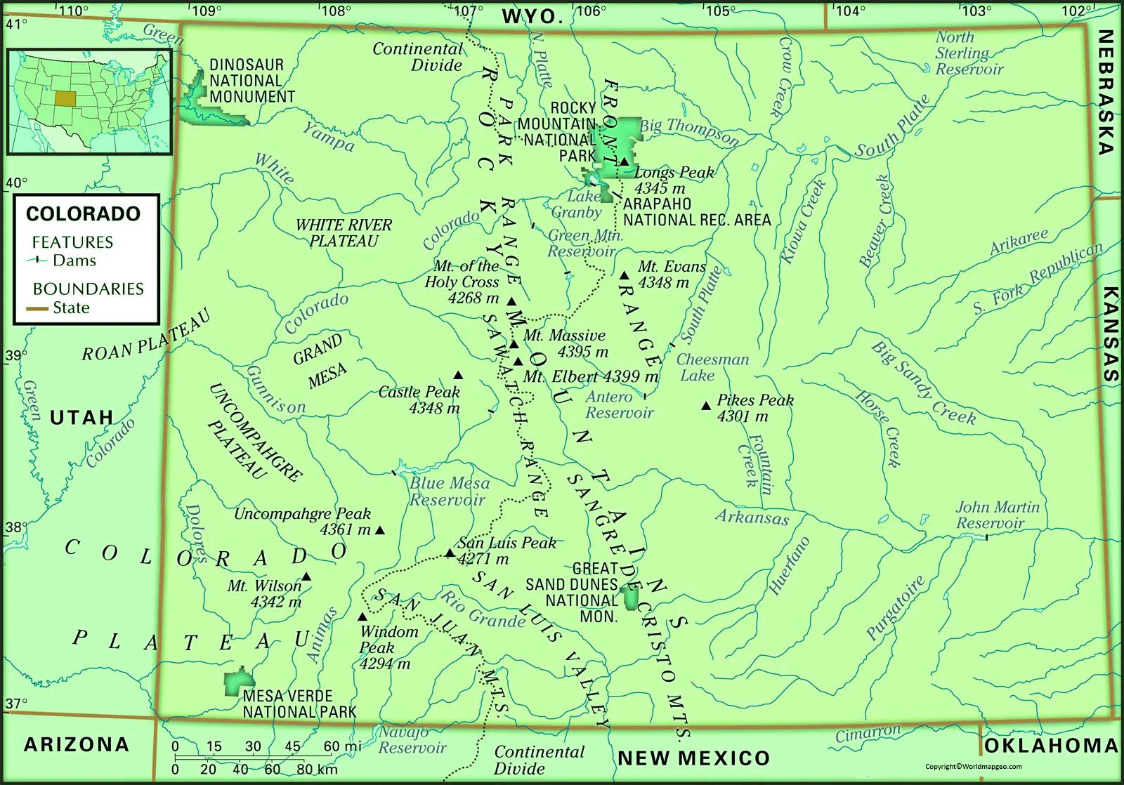 colorado political demographics map