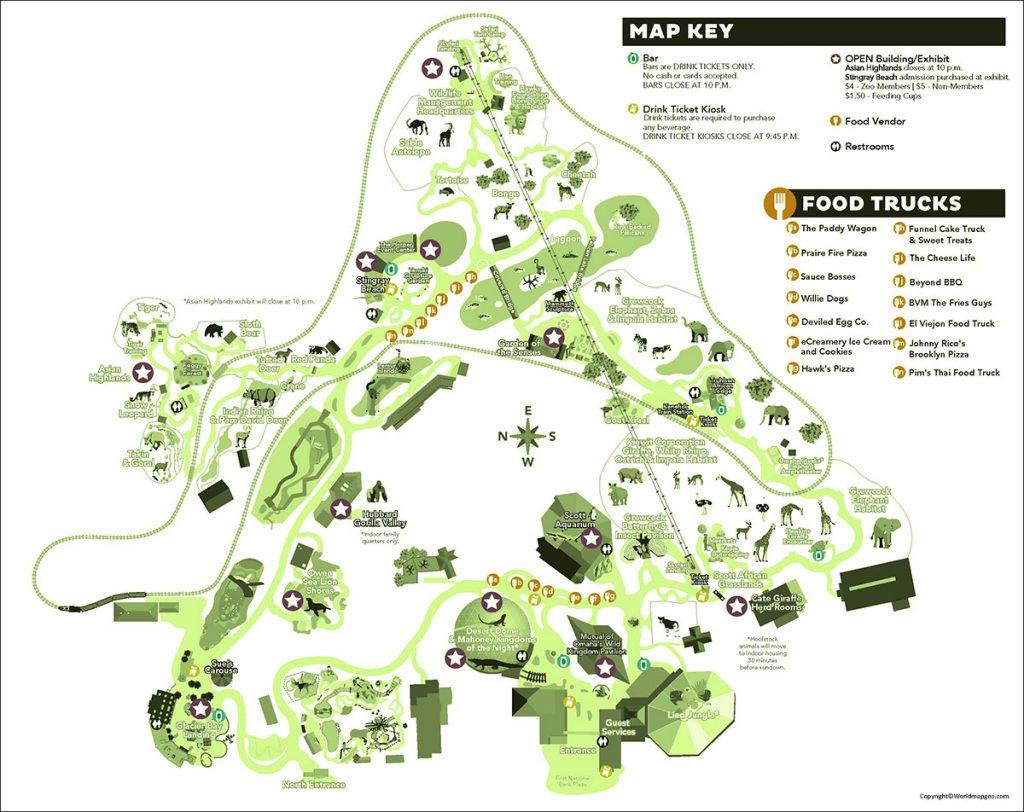 Omaha Henry Doorly Zoo Map