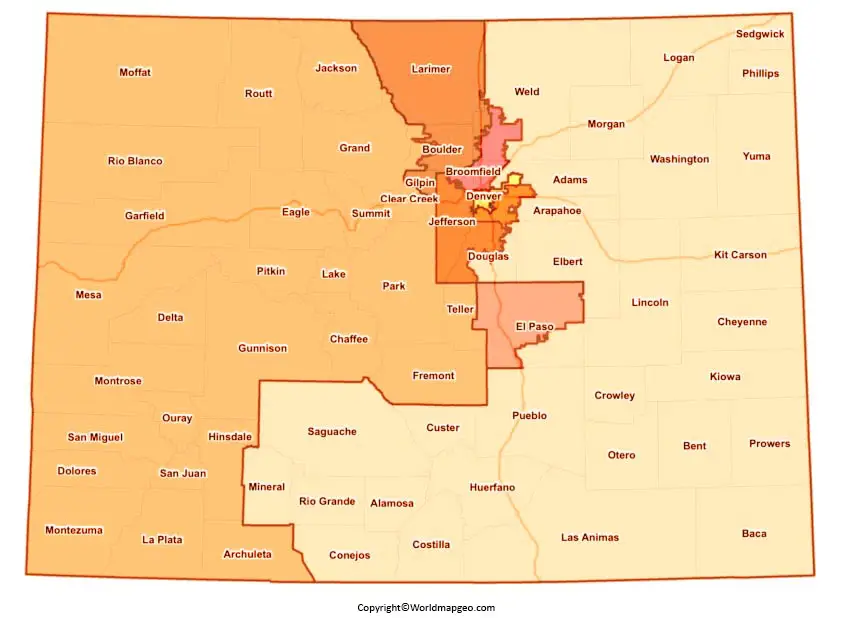 colorado state political map