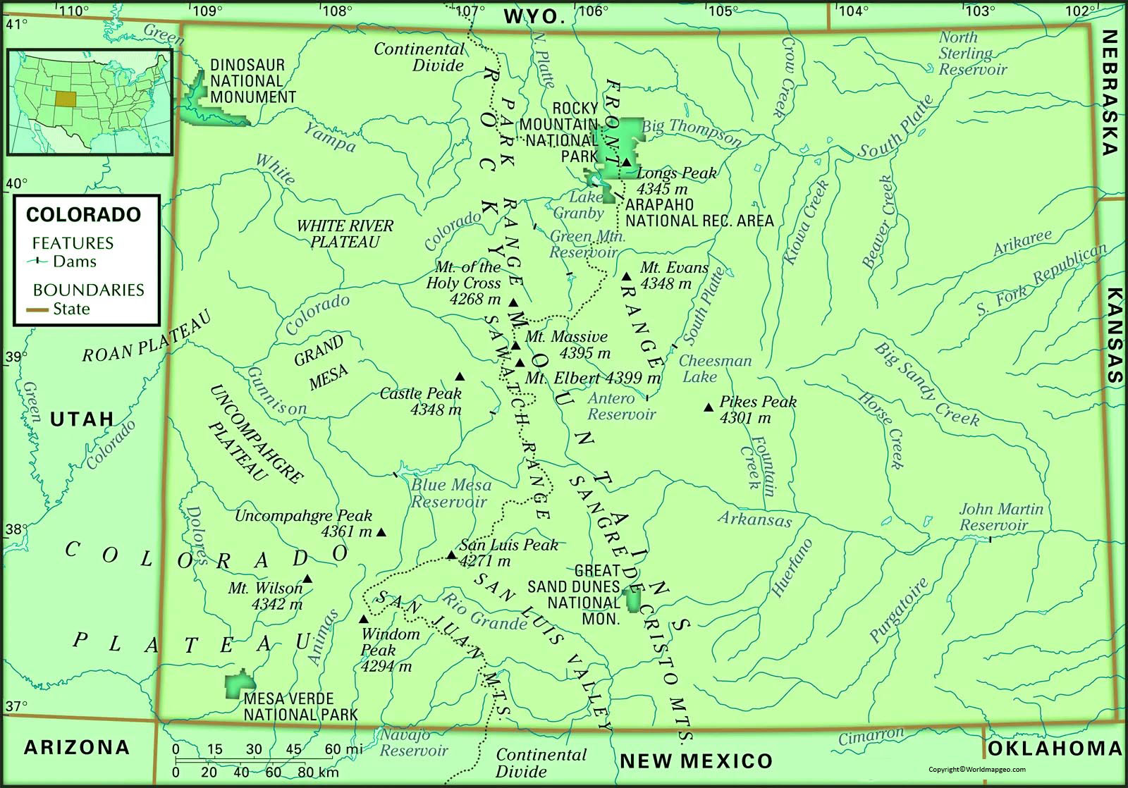 colorado springs zip code boundary map