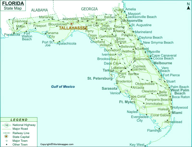 county map of florida with zip codes