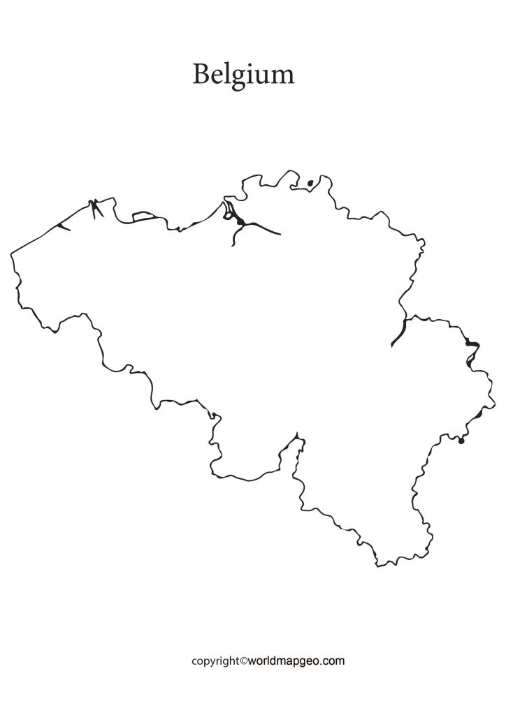 Belgium Map With Cities Labeled