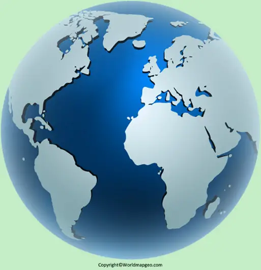 3D World Map Printable Globe in PDF [3d World Map ector]