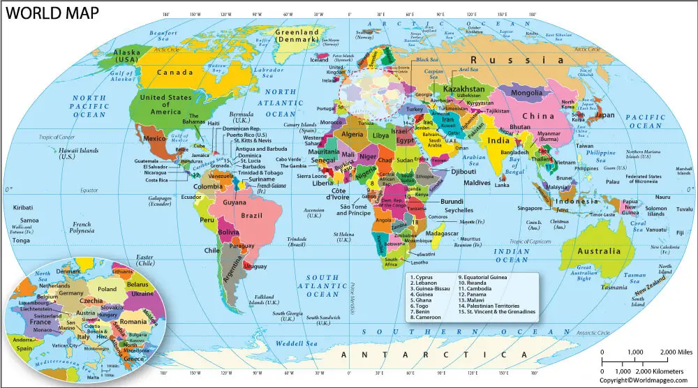 Large World Map