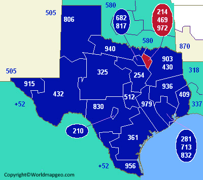 Printable Texas Zip Code Maps