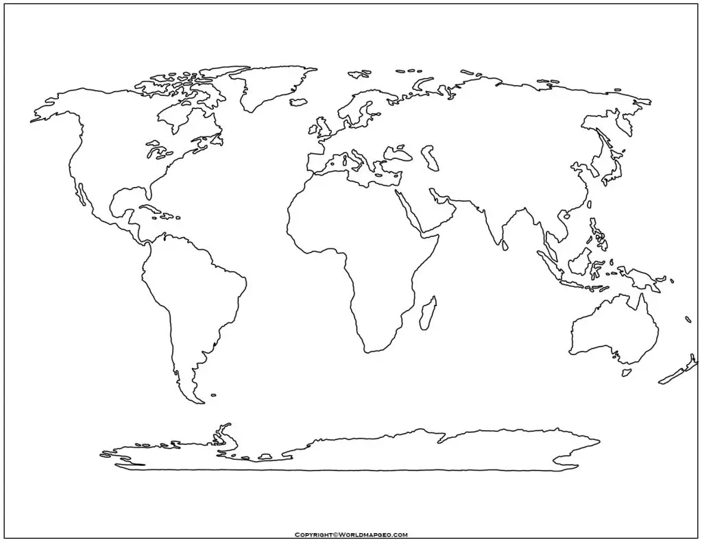 Printable World Map PDF