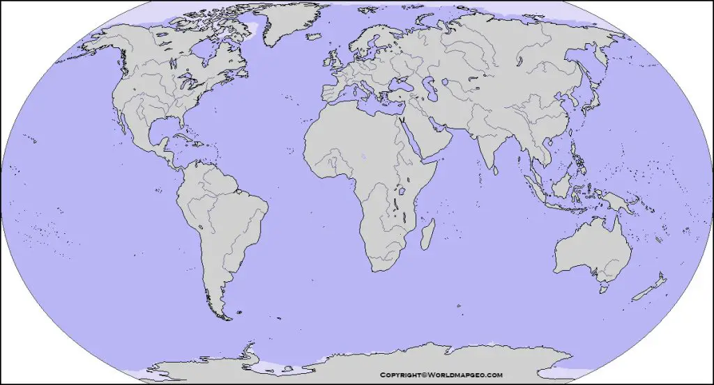 World River Map Outline