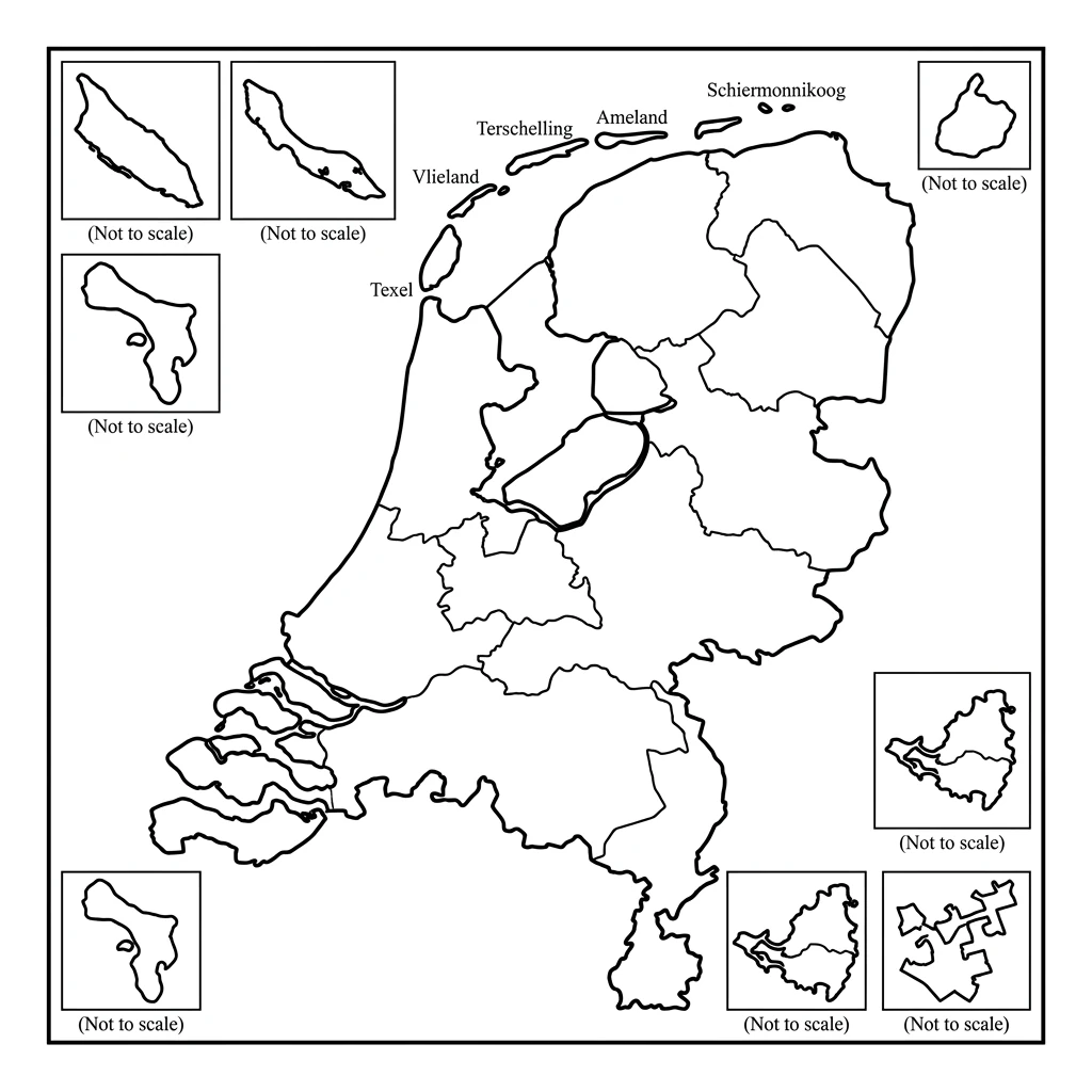 Nl Printable Map.pdf Blank Map of Netherlands - Netherlands Map Outline